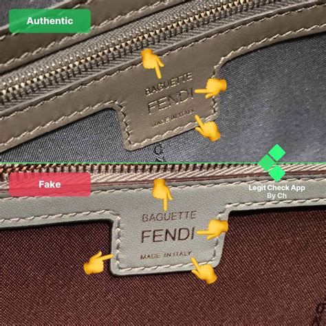 how tell authentic vintage fendi|check if fendi bag is genuine.